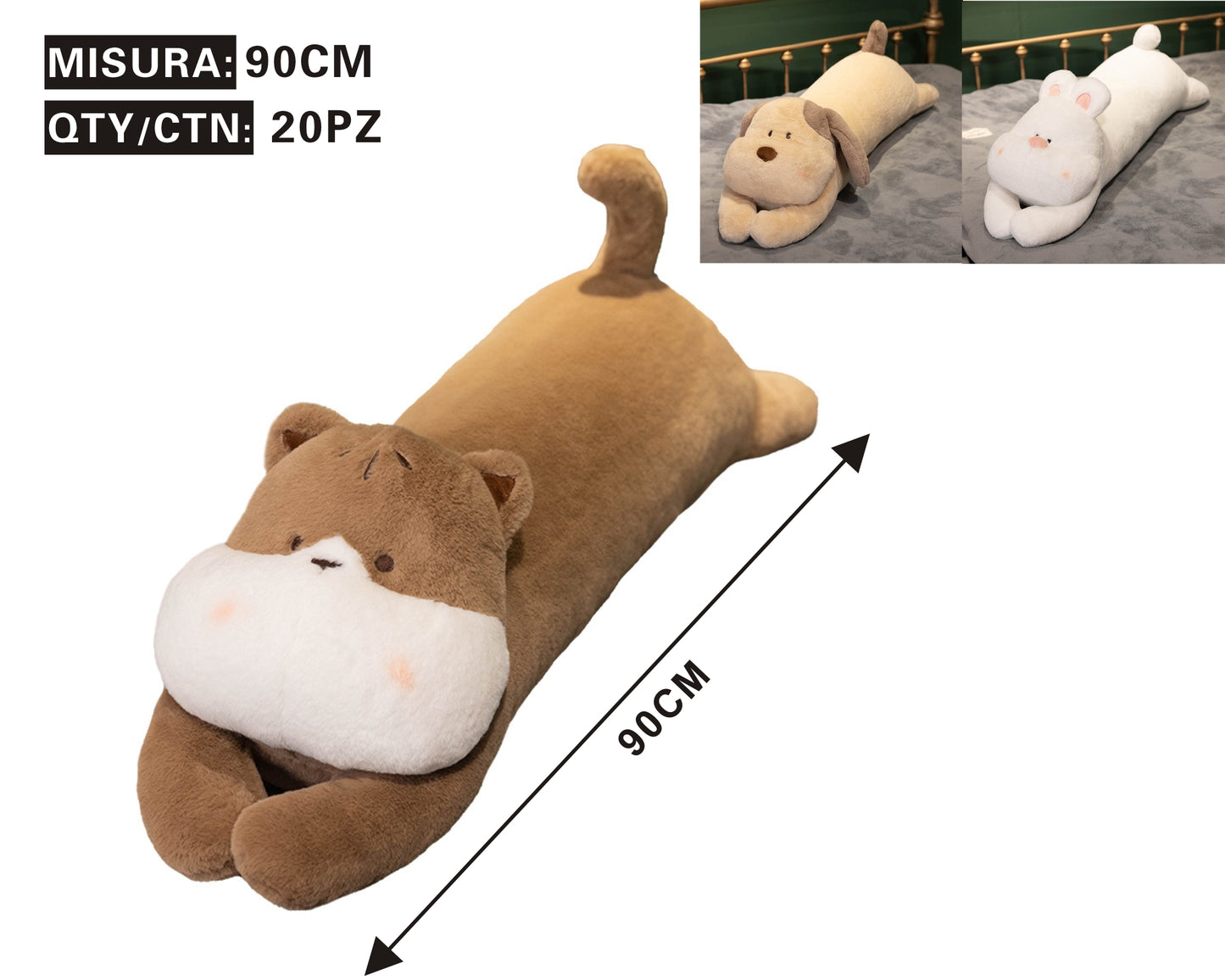 ๐ฆ Cuscino Peluche Ippopotamo