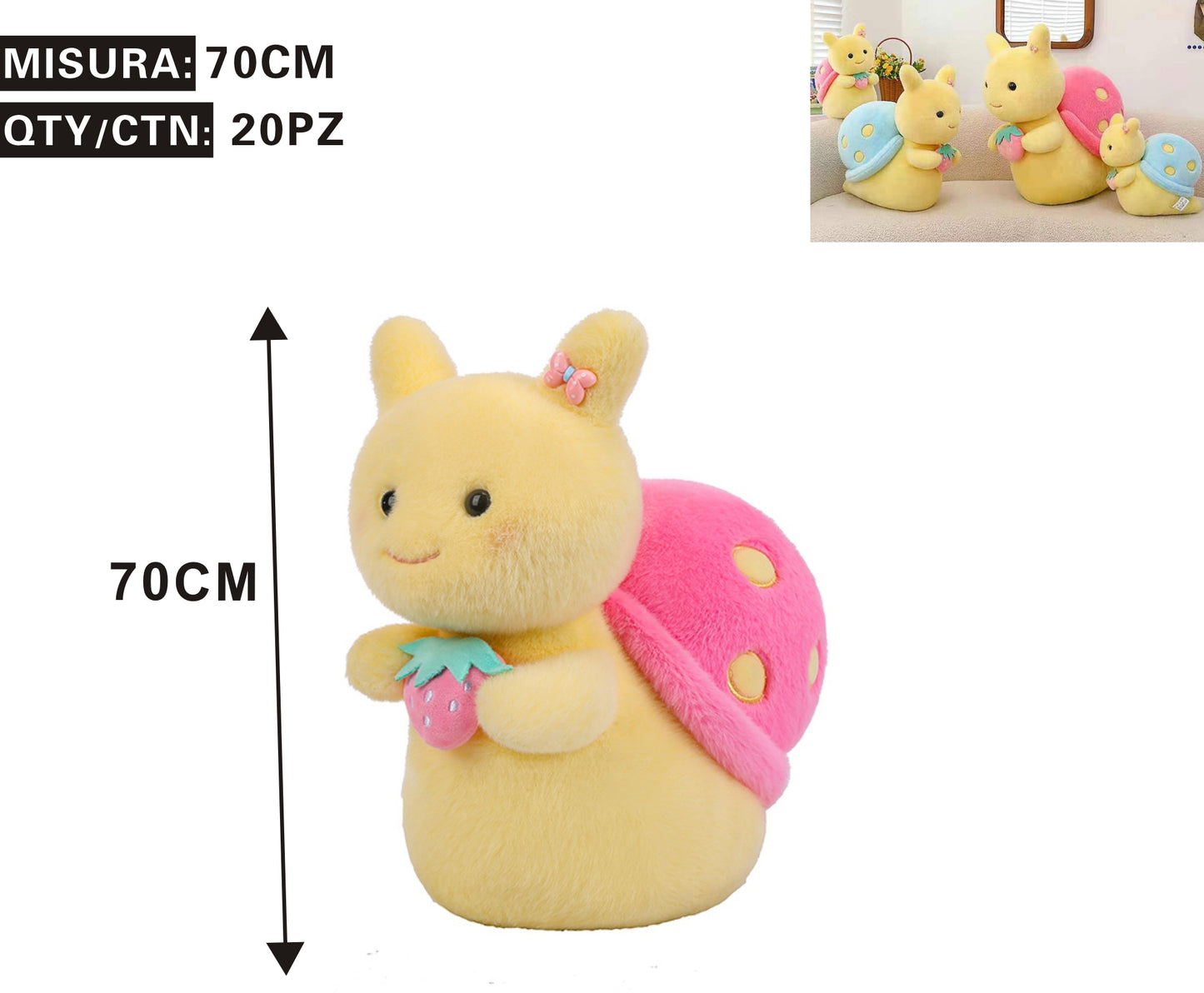 ๐ Peluche Lumaca