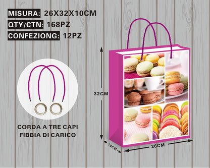 Borsa Regalo con Dettagli Golosi