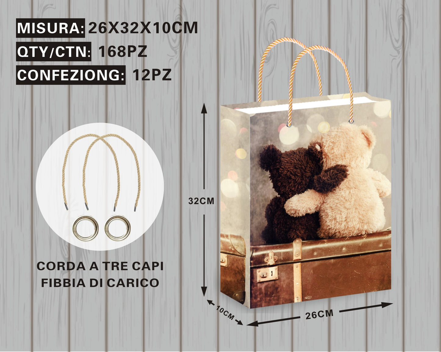 Borsa Regalo con Orsetto
