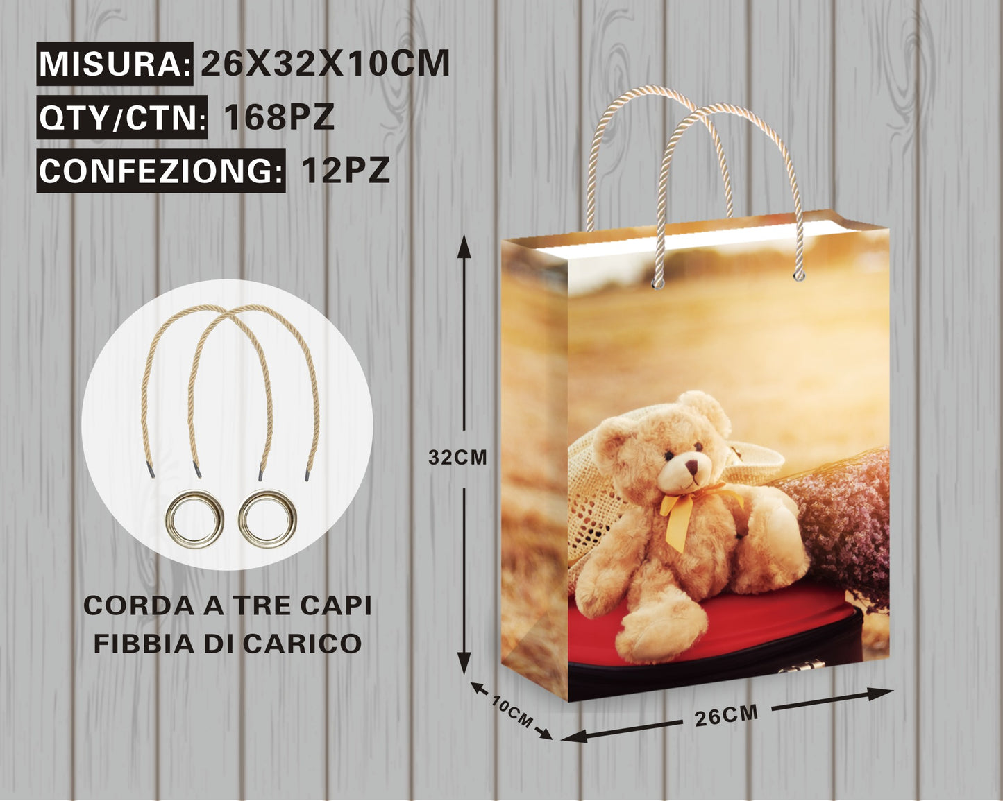 Borsa Regalo con Orsetto