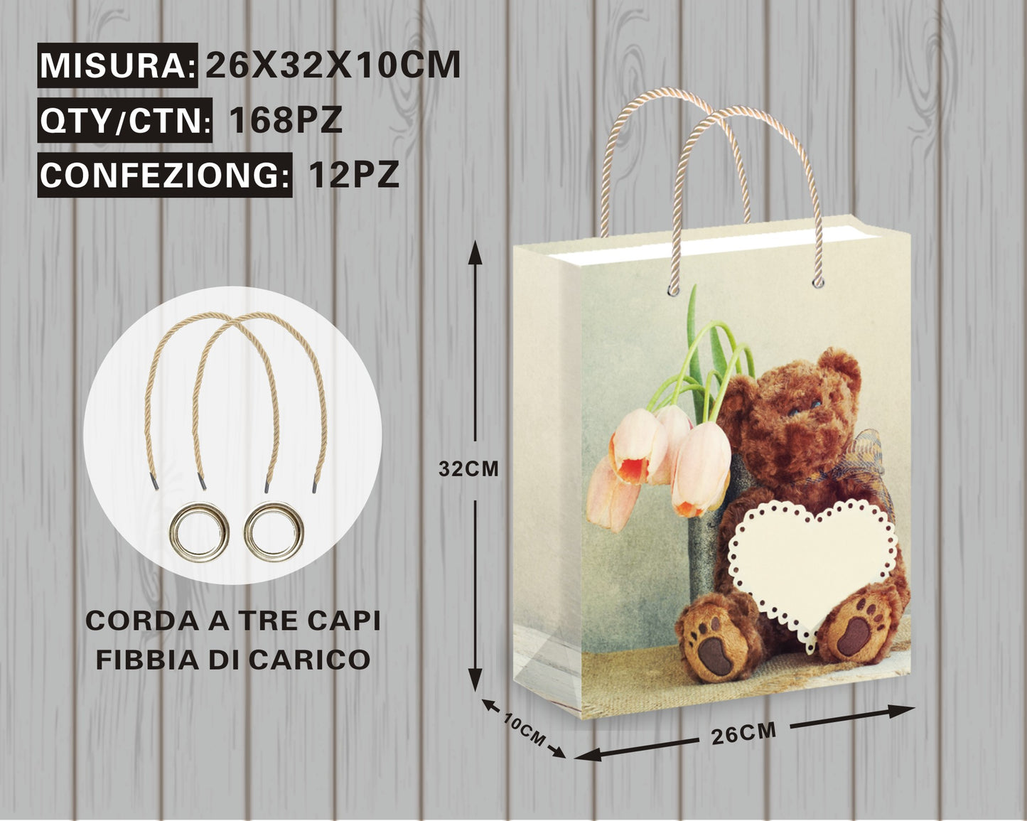 Borsa Regalo con Orsetto