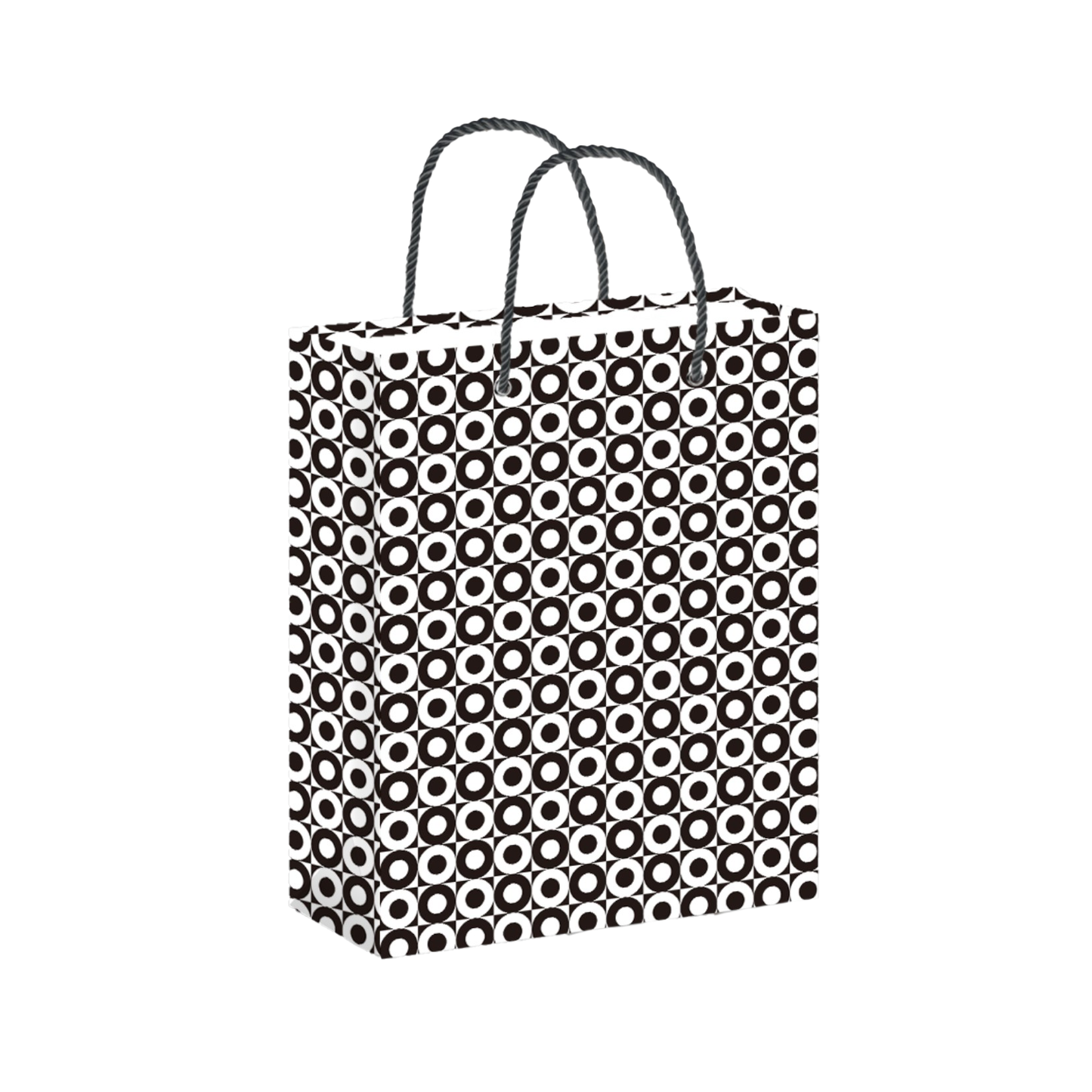 Borsa Regalo con Motivo a Cerchi