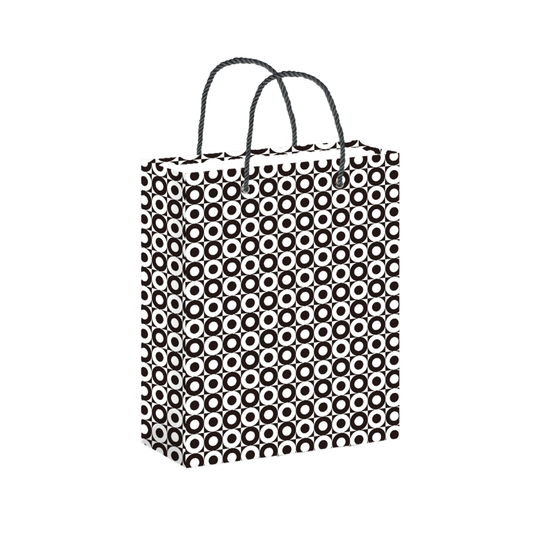 Borsa Regalo con Motivo a Cerchi