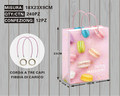 Borsa Regalo con Dettagli Golosi
