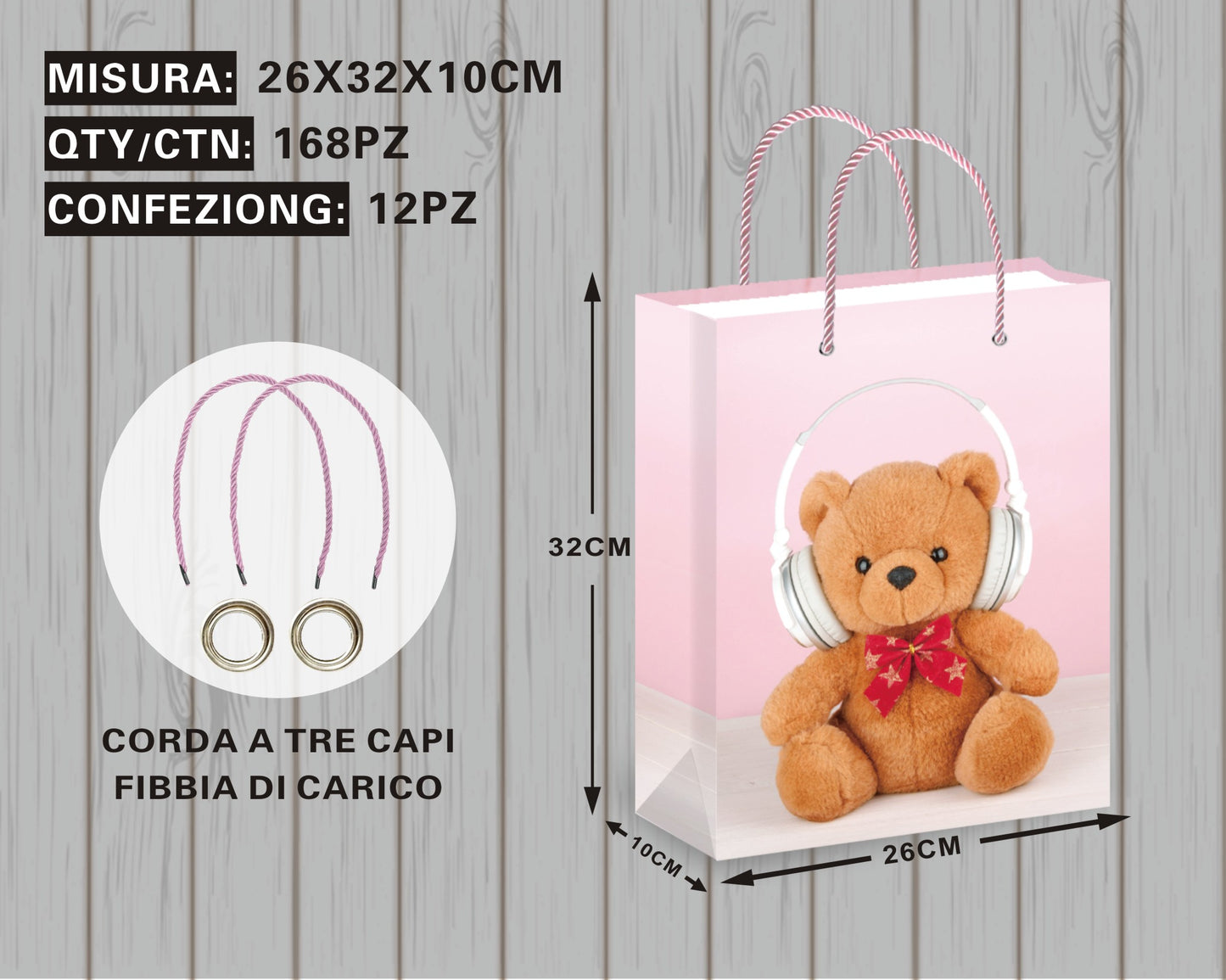 Borsa Regalo con Orsetto