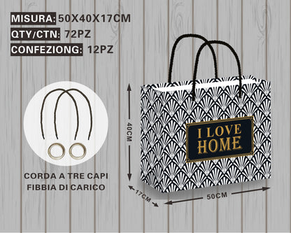 Borsa Regalo Elegante con Fiori