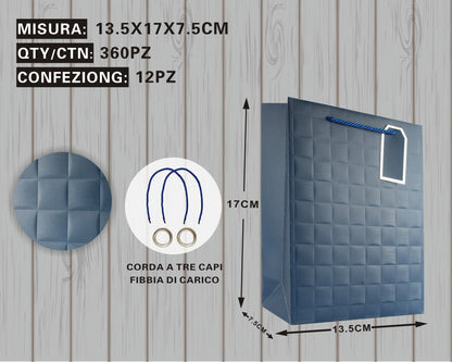 Busta Regalo Trapuntata BLUIS GREEN – Eleganza & Raffinatezza in Ogni Dettaglio