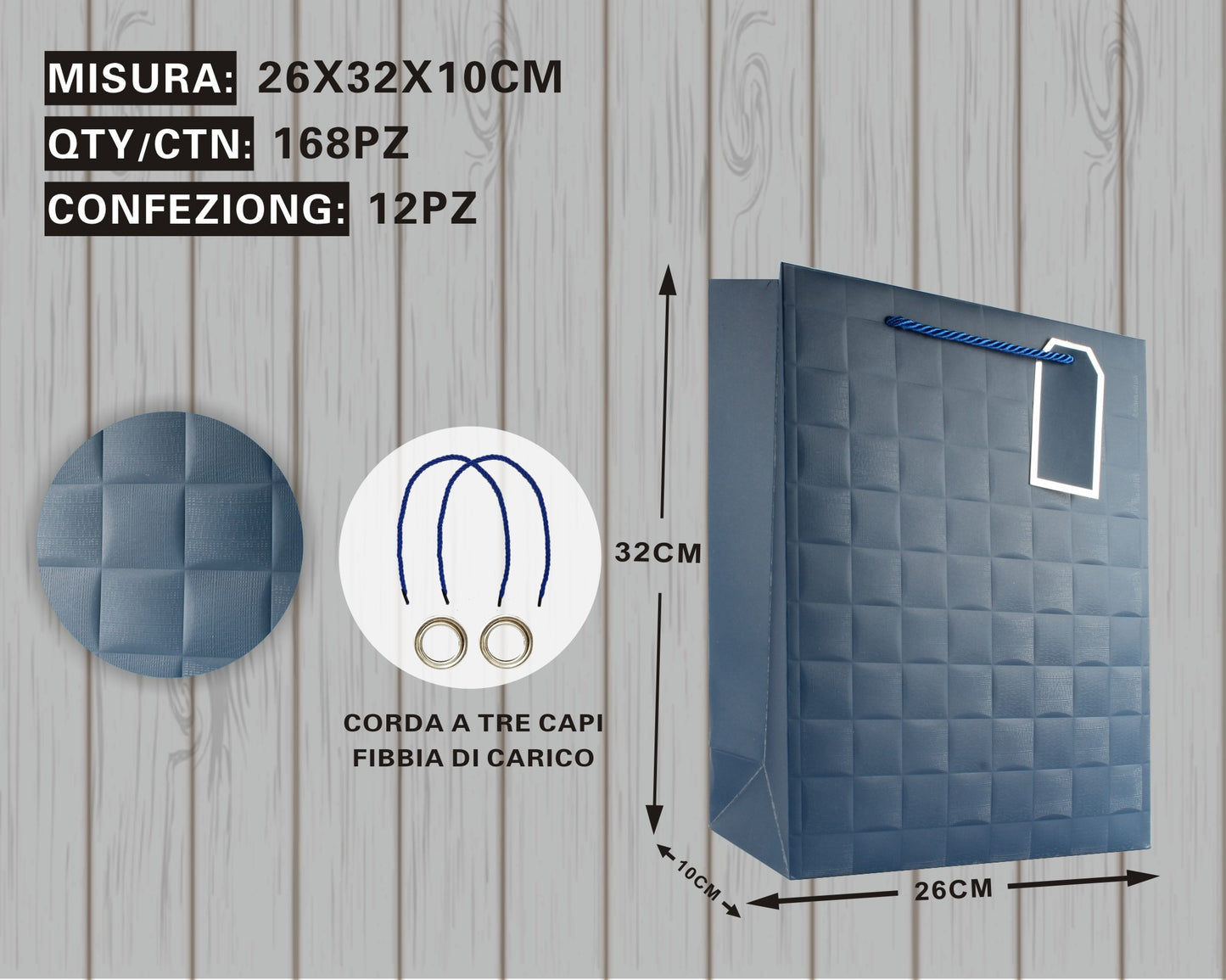 Busta Regalo Trapuntata BLUIS GREEN – Eleganza & Raffinatezza in Ogni Dettaglio