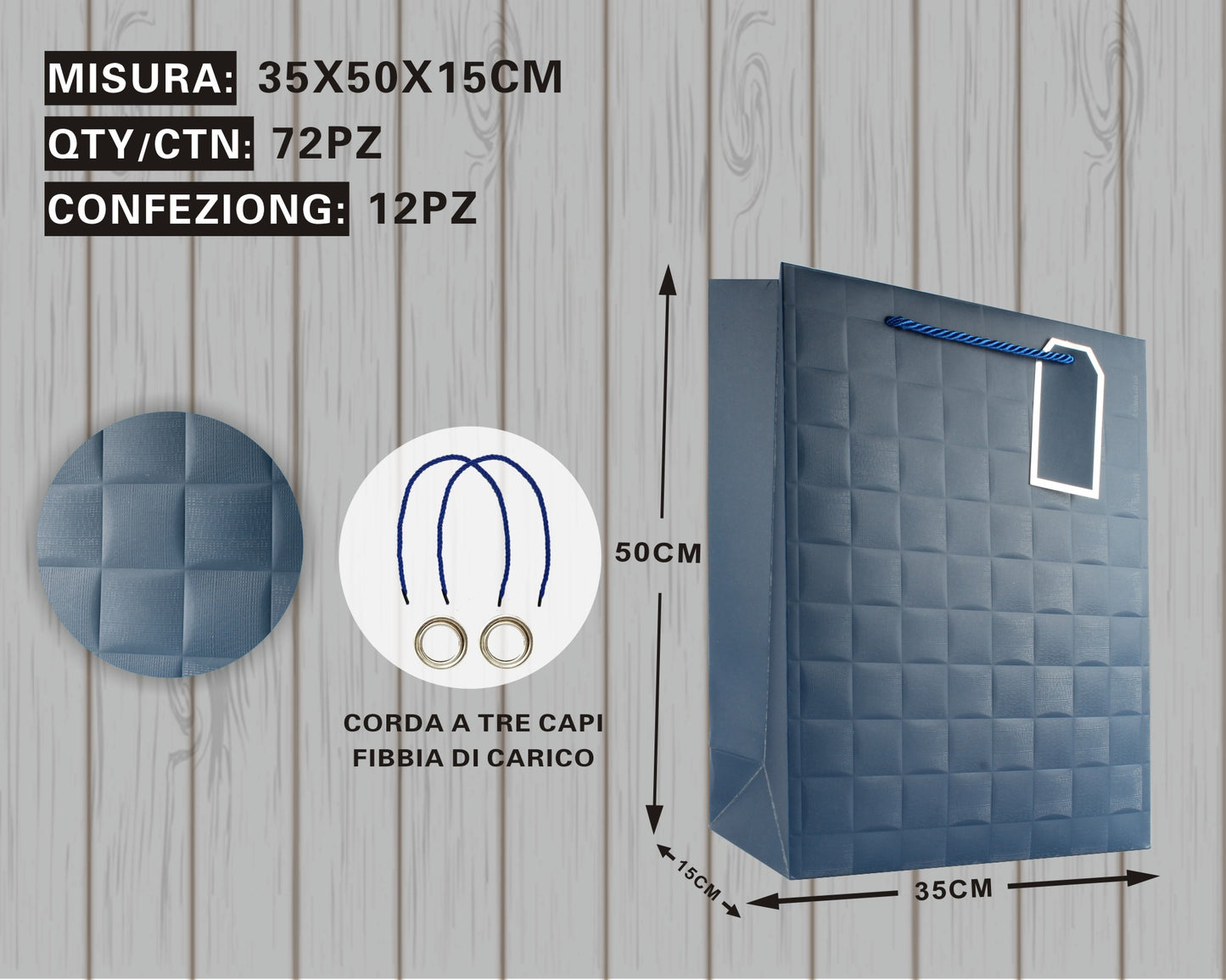Busta Regalo Trapuntata BLUIS GREEN – Eleganza & Raffinatezza in Ogni Dettaglio
