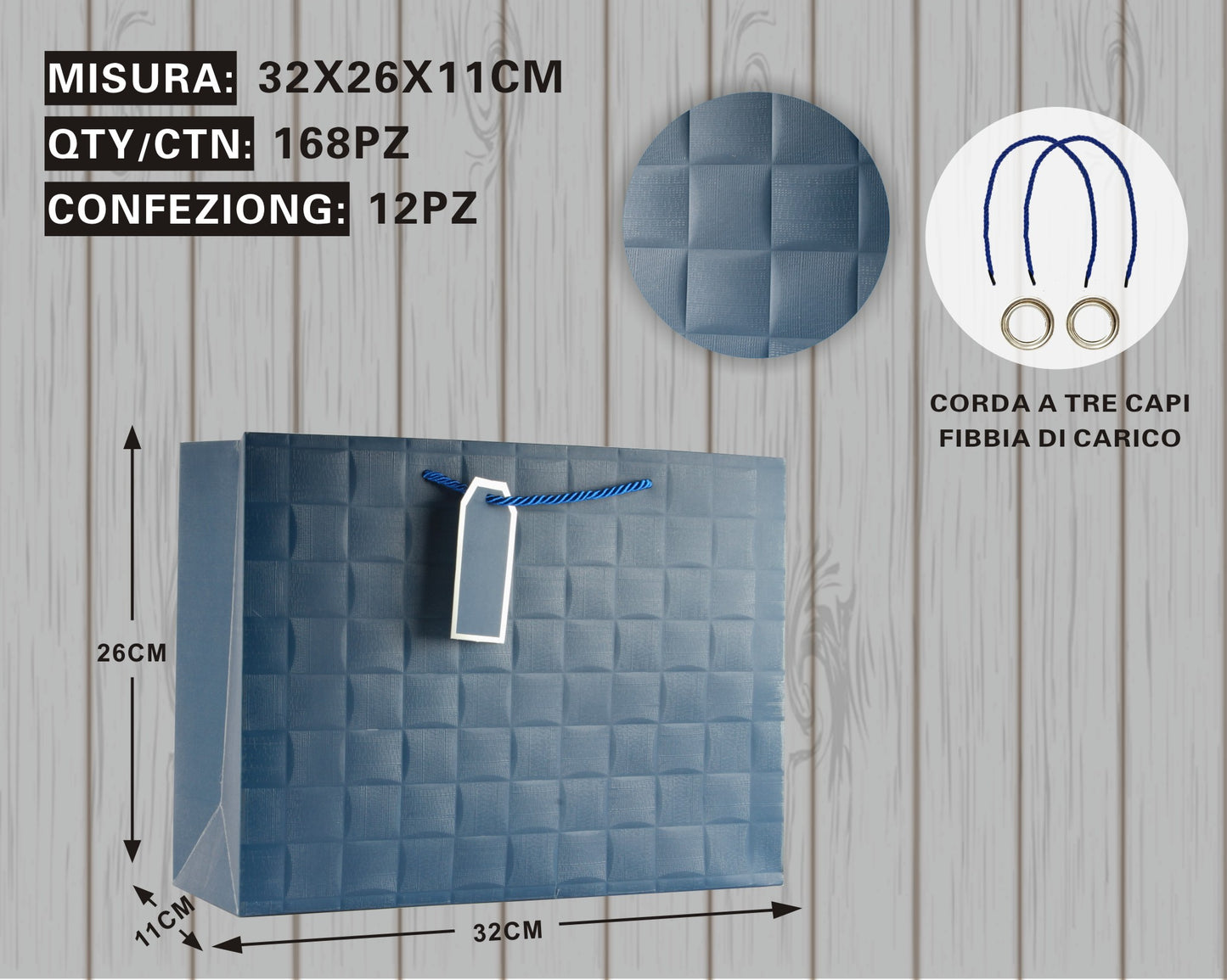 Busta Regalo Trapuntata BLUIS GREEN – Eleganza & Raffinatezza in Ogni Dettaglio