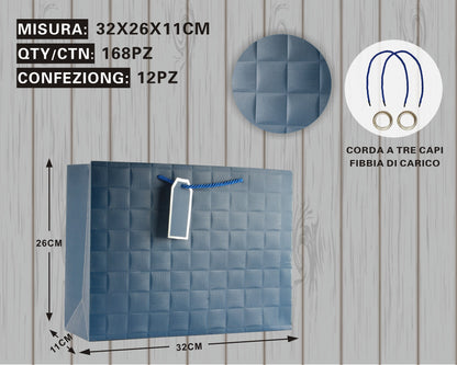 Busta Regalo Trapuntata BLUIS GREEN – Eleganza & Raffinatezza in Ogni Dettaglio
