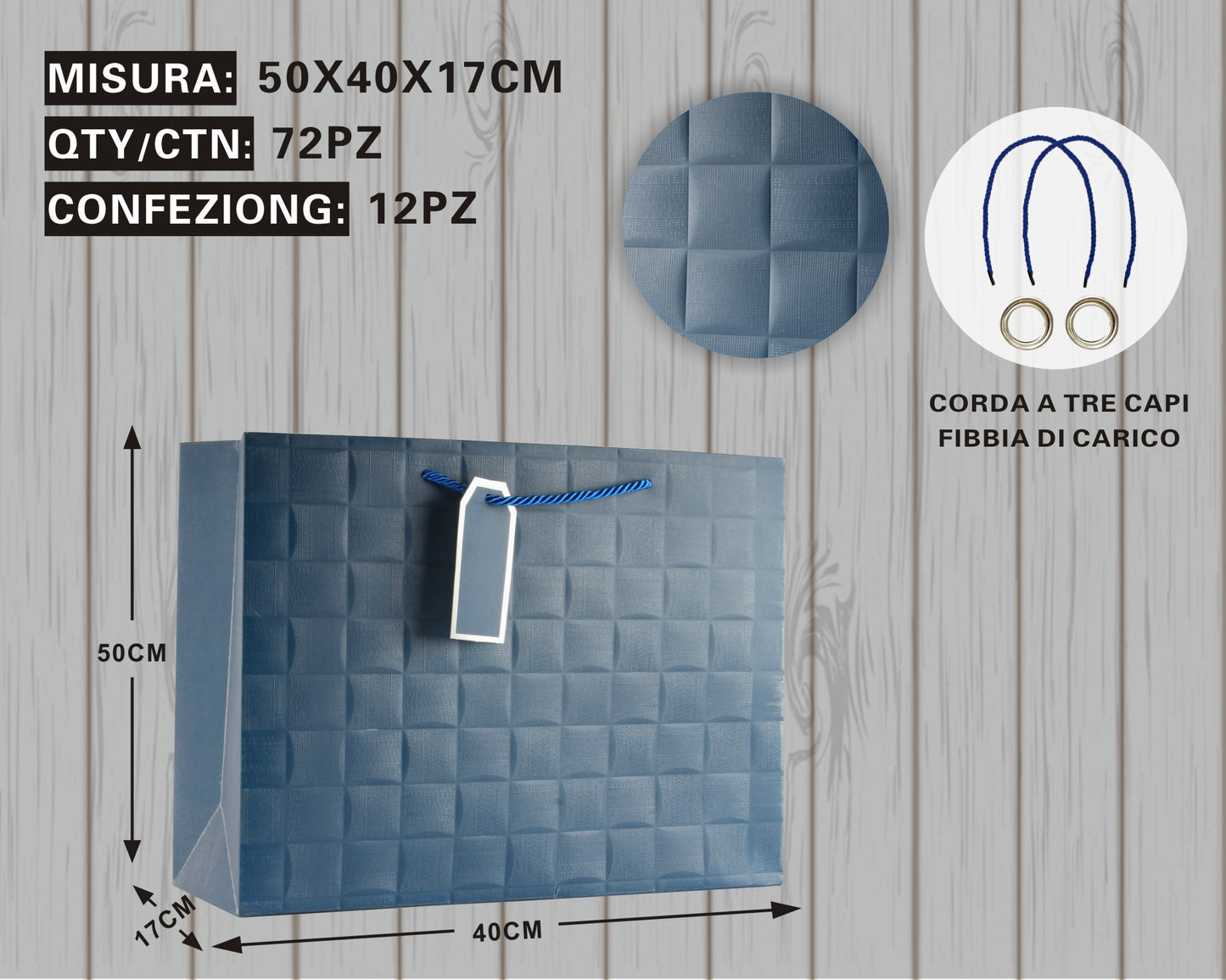 Busta Regalo Trapuntata BLUIS GREEN – Eleganza & Raffinatezza in Ogni Dettaglio