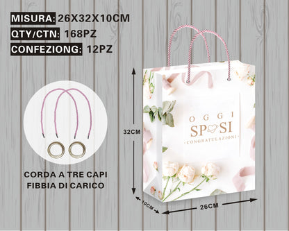 Borsa Regalo con Scritta “Congratulations”