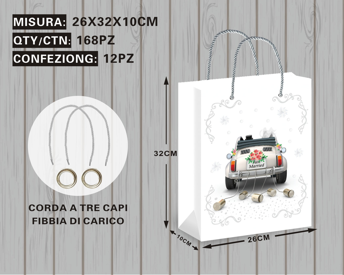 Borsa Regalo con Foto di Auto
