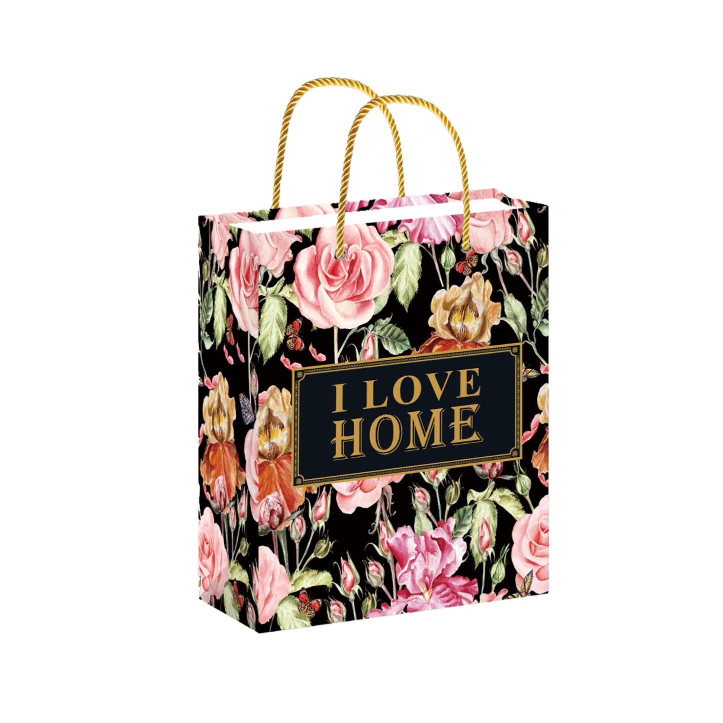 Borsa Regalo Elegante con Fiori