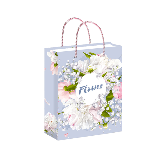 Borsa Regalo Elegante con Fiori