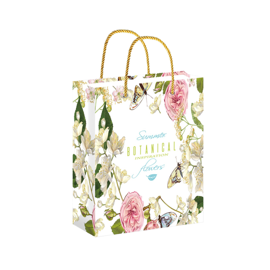 Borsa Regalo Elegante con Fiori