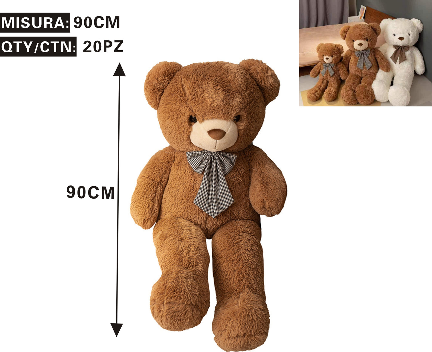 🧸 Peluche Orsetto Classico