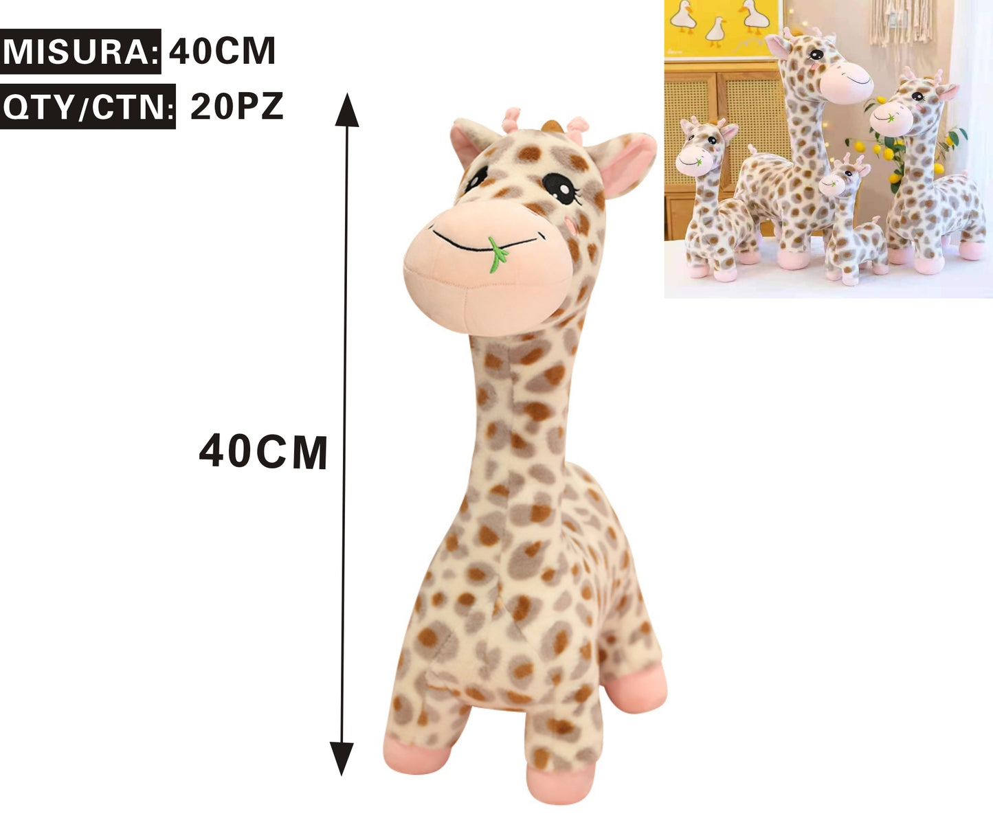 🦒 Peluche Giraffa