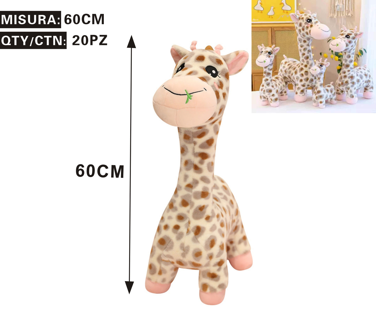 🦒 Peluche Giraffa