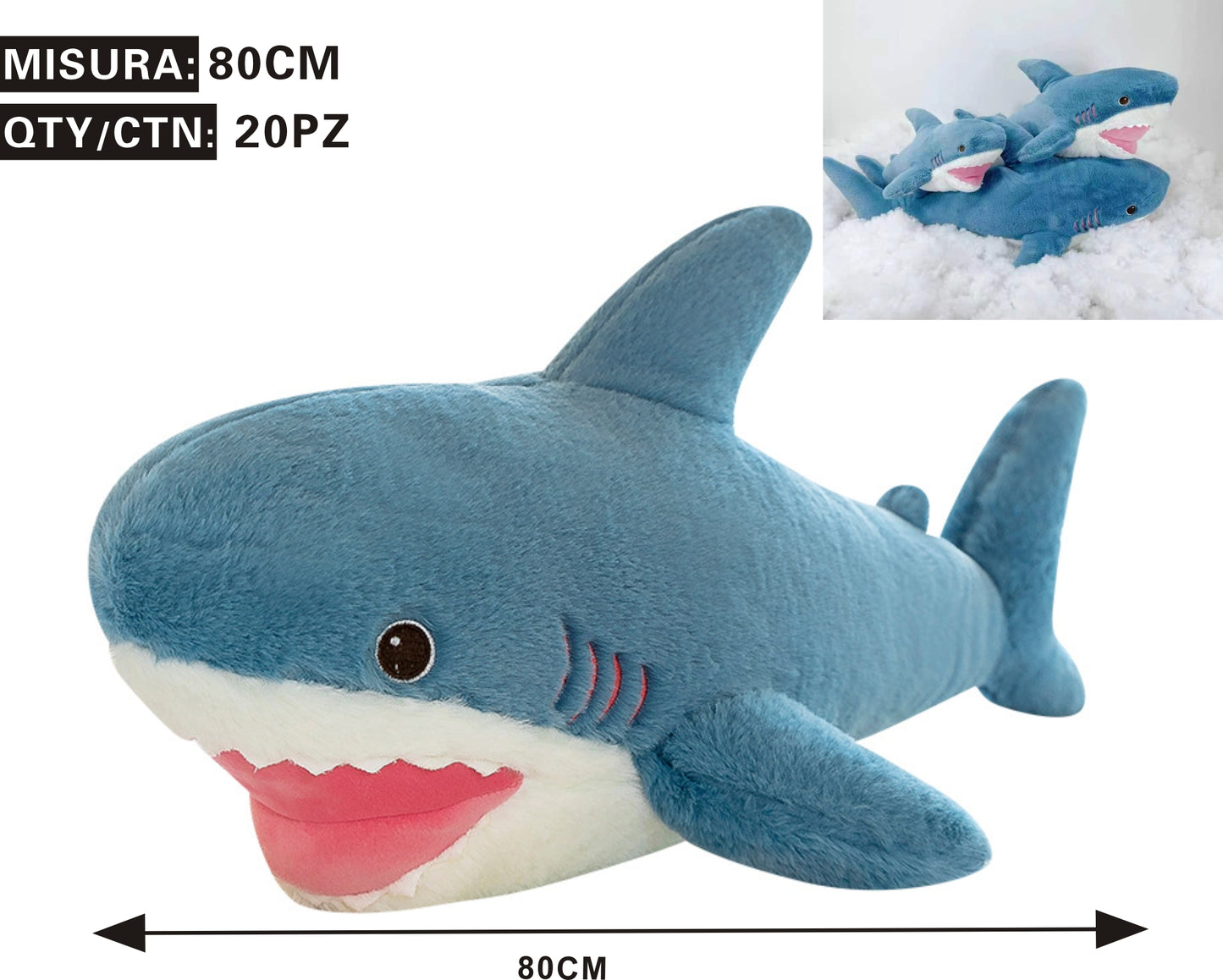 🦈 Peluche Squalo