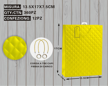 Busta Regalo Trapuntata Yellow – Eleganza & Raffinatezza in Ogni Dettaglio