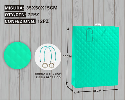Busta Regalo Trapuntata Light Green – Eleganza & Raffinatezza in Ogni Dettaglio