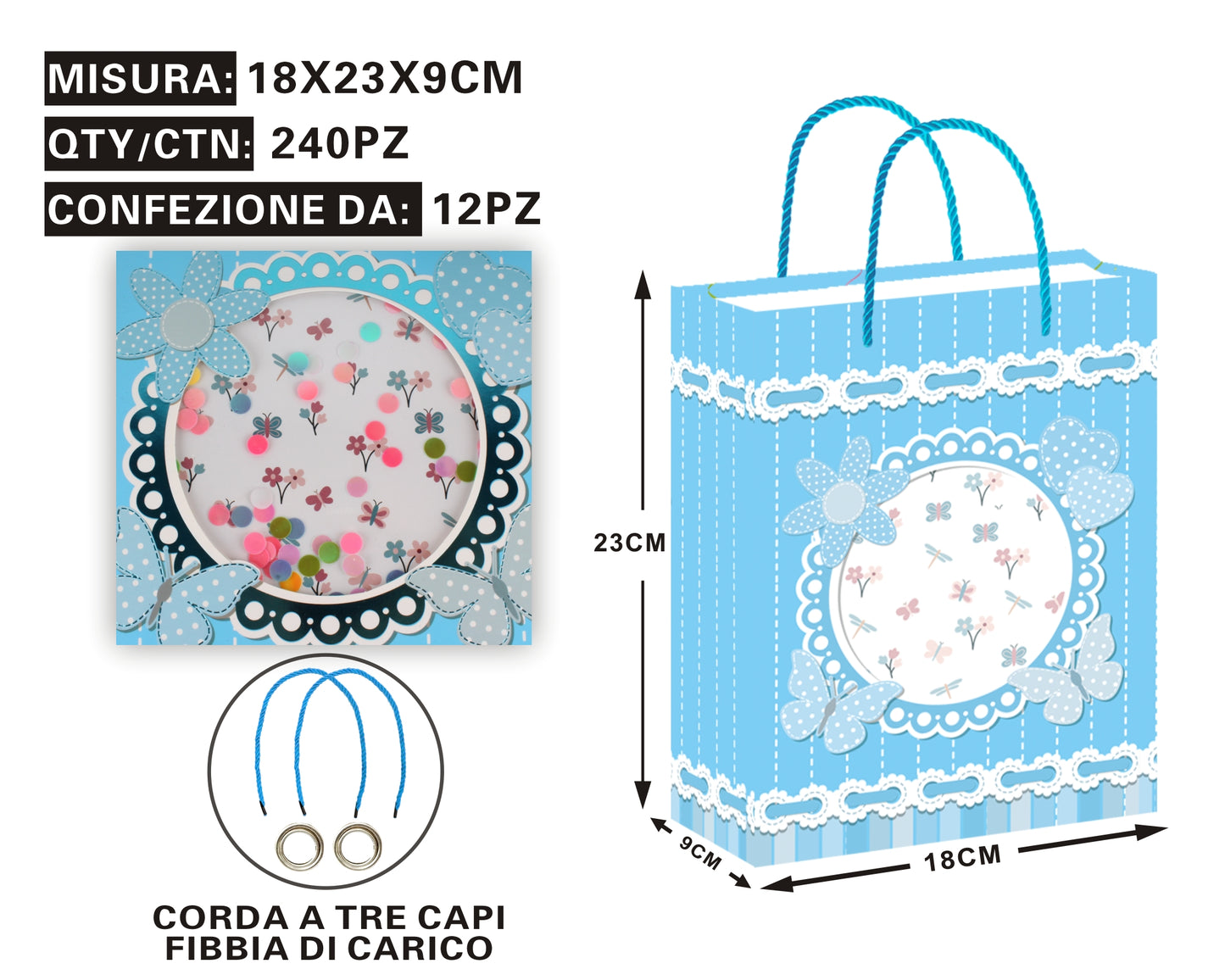 Eleganza che accompagna il regalo e chi lo porta