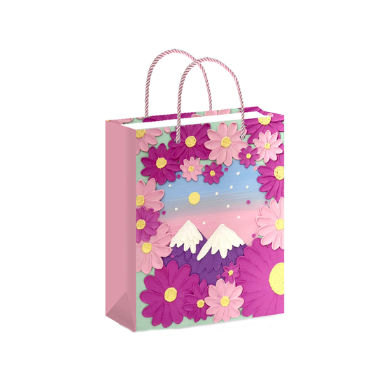 Borsa Regalo Elegante con Fiori