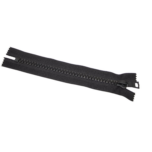 Cerniere Zip Alta Qualità - Nero NERO, 80 CM, Misura della catena: #8