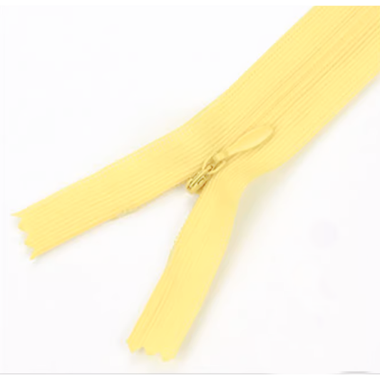 Cerniera Invisibile – 60 cm - Giallo chiaro