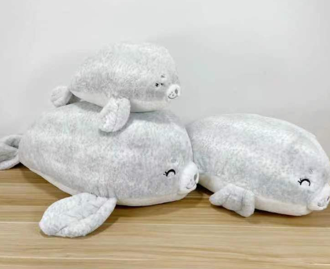 🐬 Peluche Foca Grigia