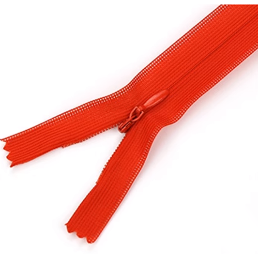 Cerniera Invisibile – 60 cm - Rosso